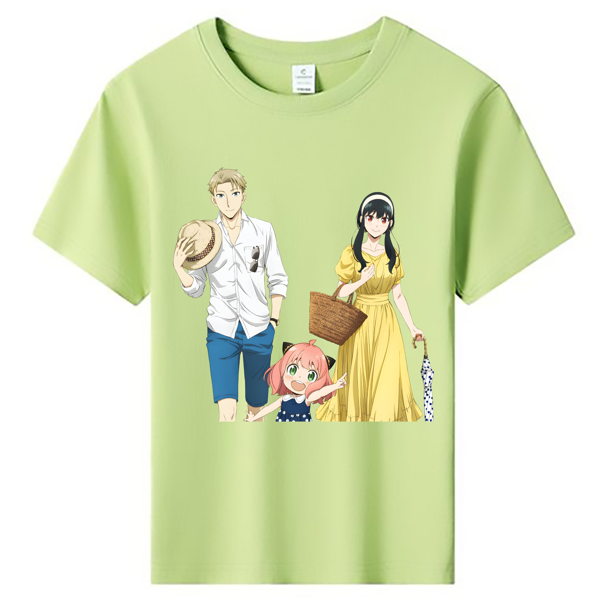 （画像用） SPY×FAMILY间谍家家酒 綿100％キッズTシャツ（フロントプリント）